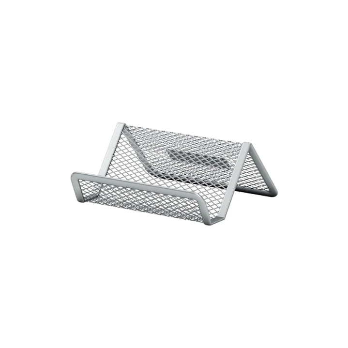 ErichKrause Compass Classic Tarjetero de Sobremesa - Acero Inoxidable - 98x72x45 - Color Plata 1