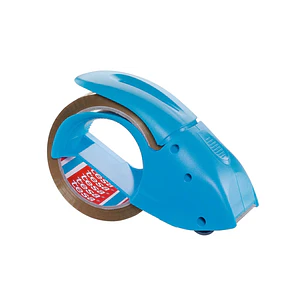 Tesa Pack'n'Go Pack de Precintadora + 1 Rollo de Precinto 66mm x 50 Metros - Color Azul