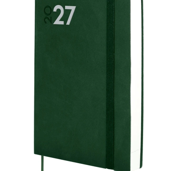 Finocam Dynamic Mara Agenda Profesional en Catalan - Anual 2027 - 1 Dia por Pagina - Formato Y10 - 140x204mm - Goma Elastica - Tapa Blanda de PU - Esq 1