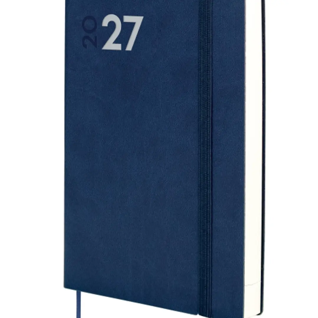 Finocam Dynamic Mara Agenda Profesional en Catalan - Anual 2027 - 1 Dia por Pagina - Formato Y10 - 140x204mm - Goma Elastica - Tapa Blanda de PU - Esq 1