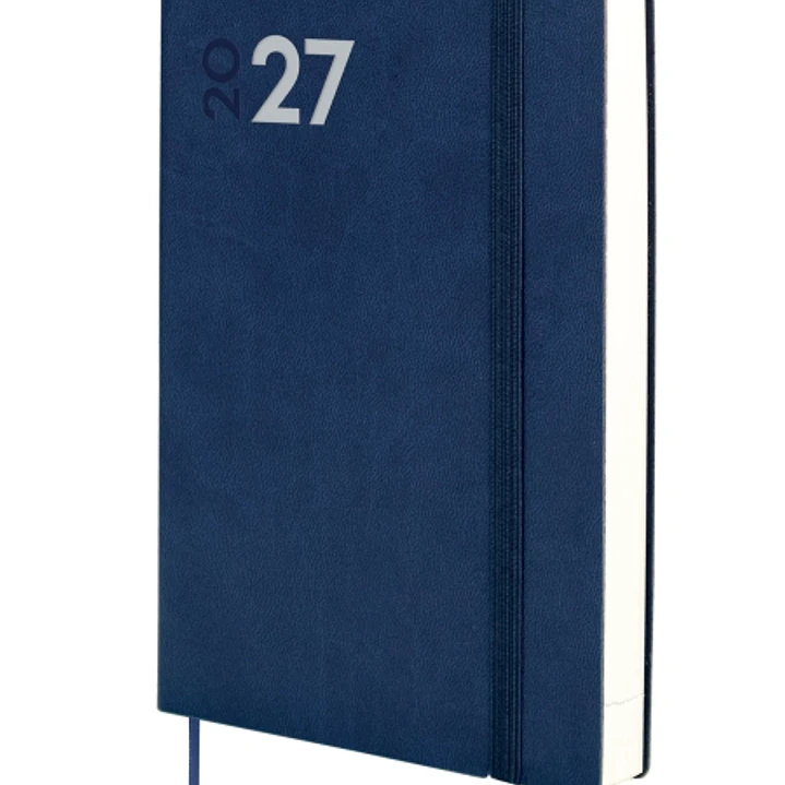 Finocam Dynamic Mara Agenda Profesional en Catalan - Anual 2027 - 1 Dia por Pagina - Formato Y10 - 140x204mm - Goma Elastica - Tapa Blanda de PU - Esq 1