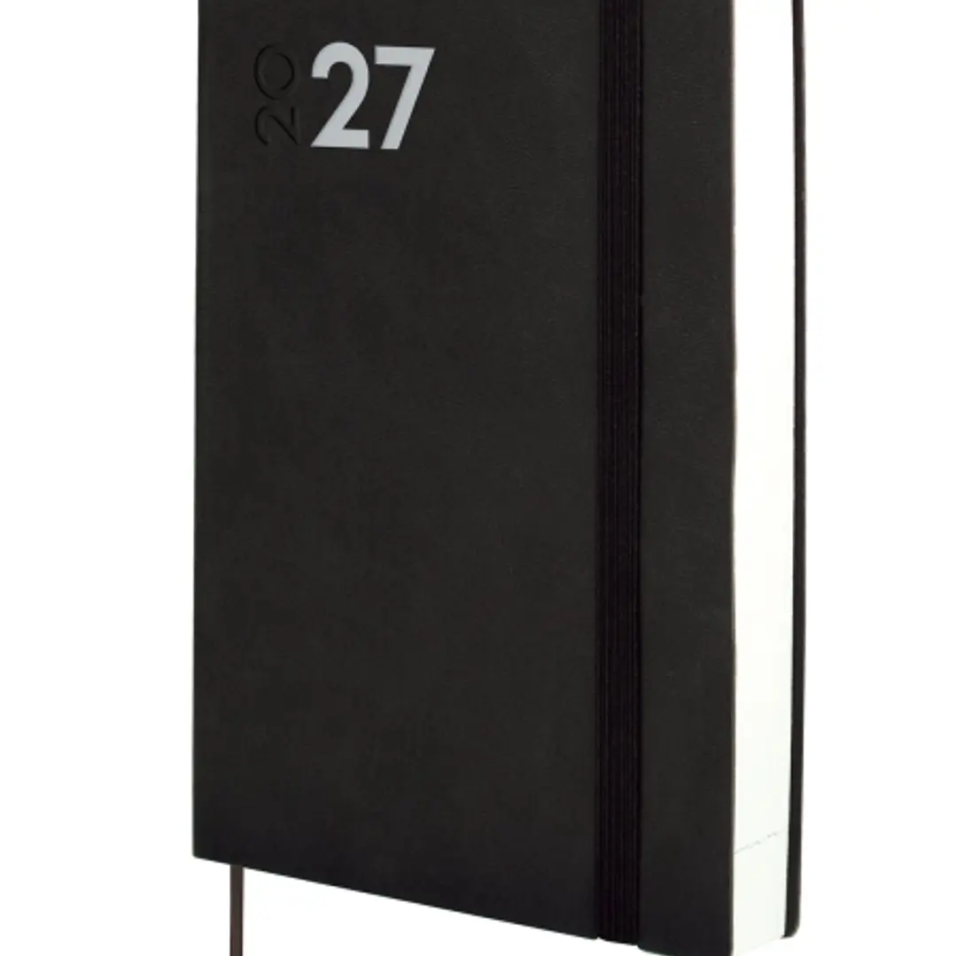 Finocam Dynamic Mara Agenda Profesional - Anual 2027 - 1 Dia por Pagina - Formato Y10 - 140x204mm - Goma Elastica - Tapa Blanda de PU - Esquinas Micro 1