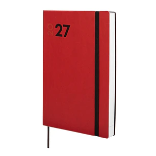 Finocam Dynamic Mara Agenda Profesional - Anual 2027 - 1 Dia por Pagina - Formato Y10 - 140x204mm - Goma Elastica - Tapa Blanda de PU - Esquinas Micro