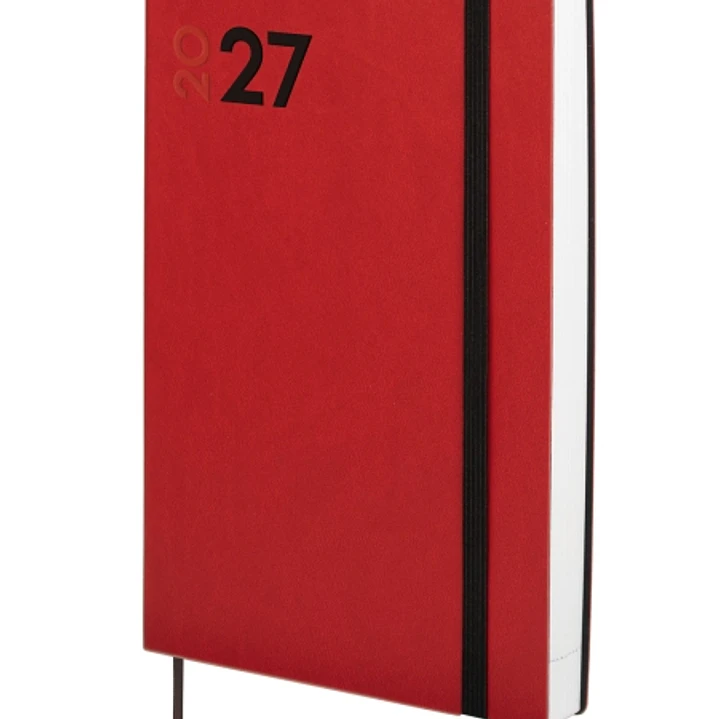 Finocam Dynamic Mara Agenda Profesional - Anual 2027 - 1 Dia por Pagina - Formato Y10 - 140x204mm - Goma Elastica - Tapa Blanda de PU - Esquinas Micro 1