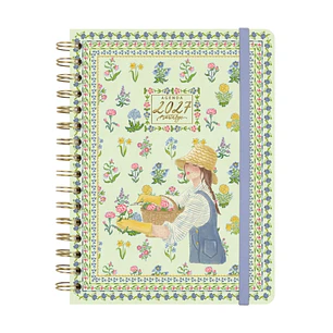 Finocam Martabge Agenda - Anual 2027 - Semana Vista Horizontal - Formato E10 - 155x212mm - Espiral Doble - Tapa Dura de Carton Forrado - Esquinas Micr