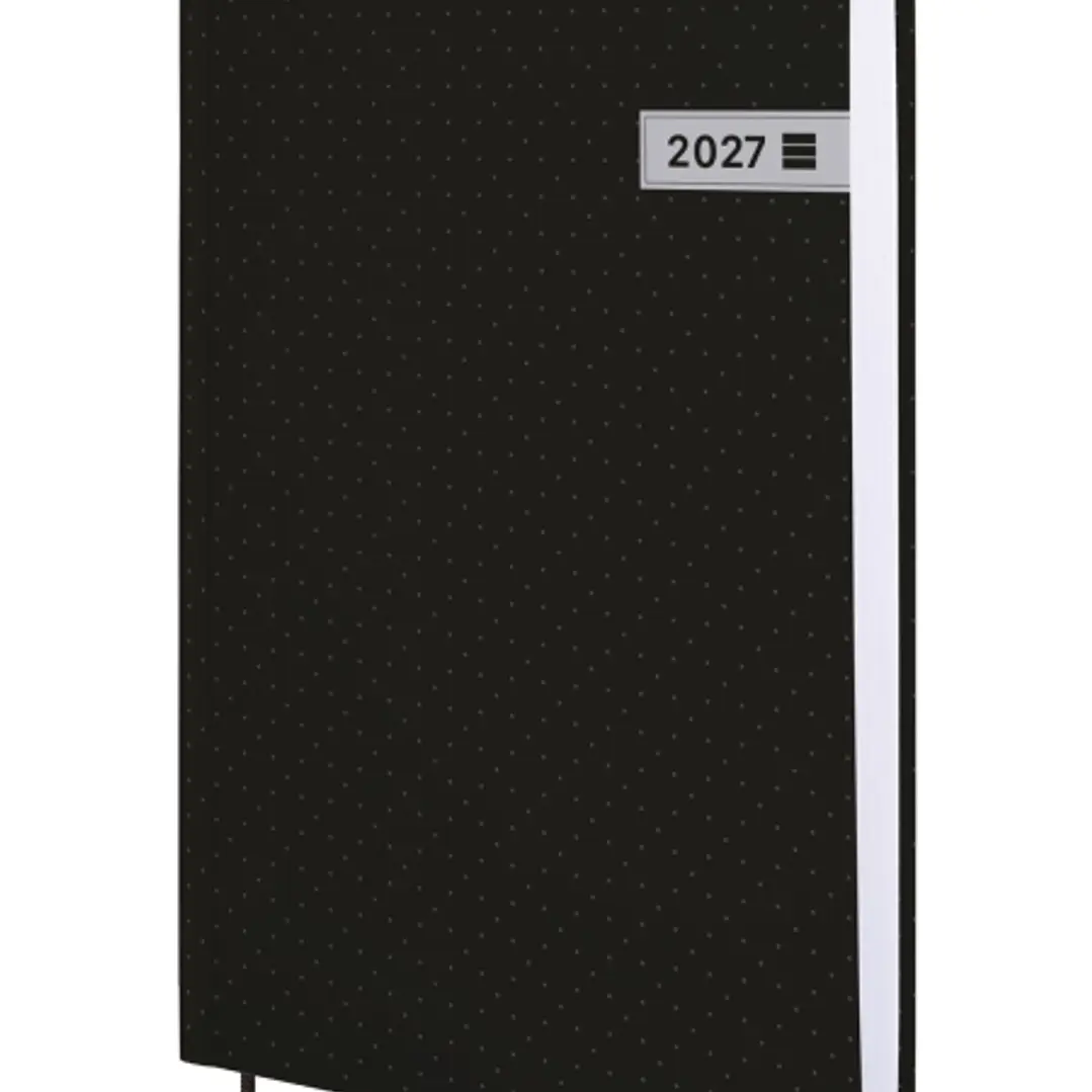 Finocam Dynamic Porto Agenda Profesional - Anual 2027 - 1 Dia por Pagina - Formato Y11 - 165x240mm - Cinta Punto - Tapa Dura de Carton Forrado - Esqui 1