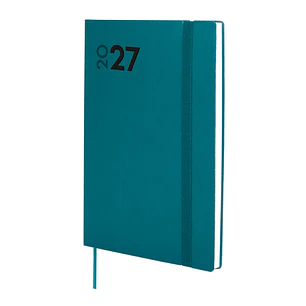 Finocam Dynamic Mara Agenda Profesional en Catalan - Anual 2027 - Semana Vista Horizontal - 140x204mm - Goma Elastica - Tapa Blanda de PU - Esquinas M