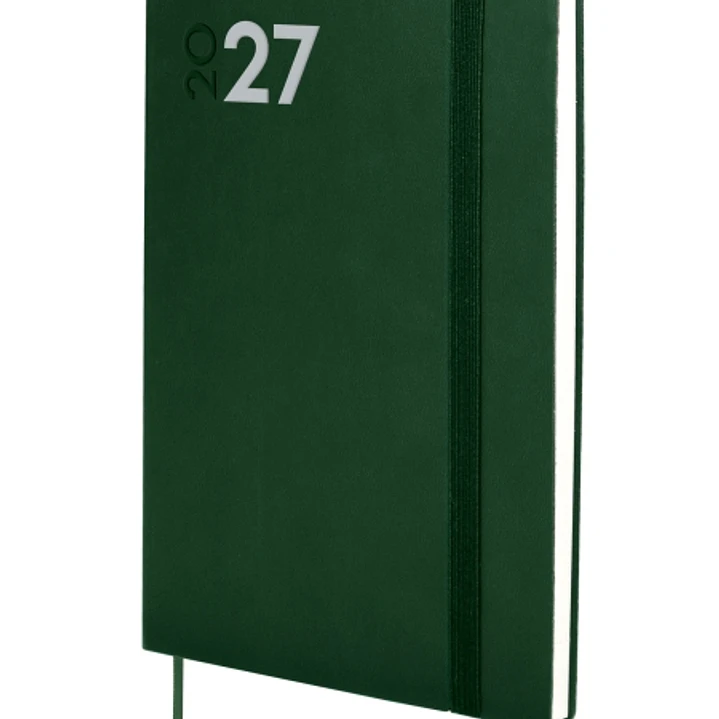 Finocam Dynamic Mara Agenda Profesional - Anual 2027 - Semana Vista Vertical - Formato Y10 - 140x204mm - Goma Elastica - Tapa Blanda de PU - Esquinas  1