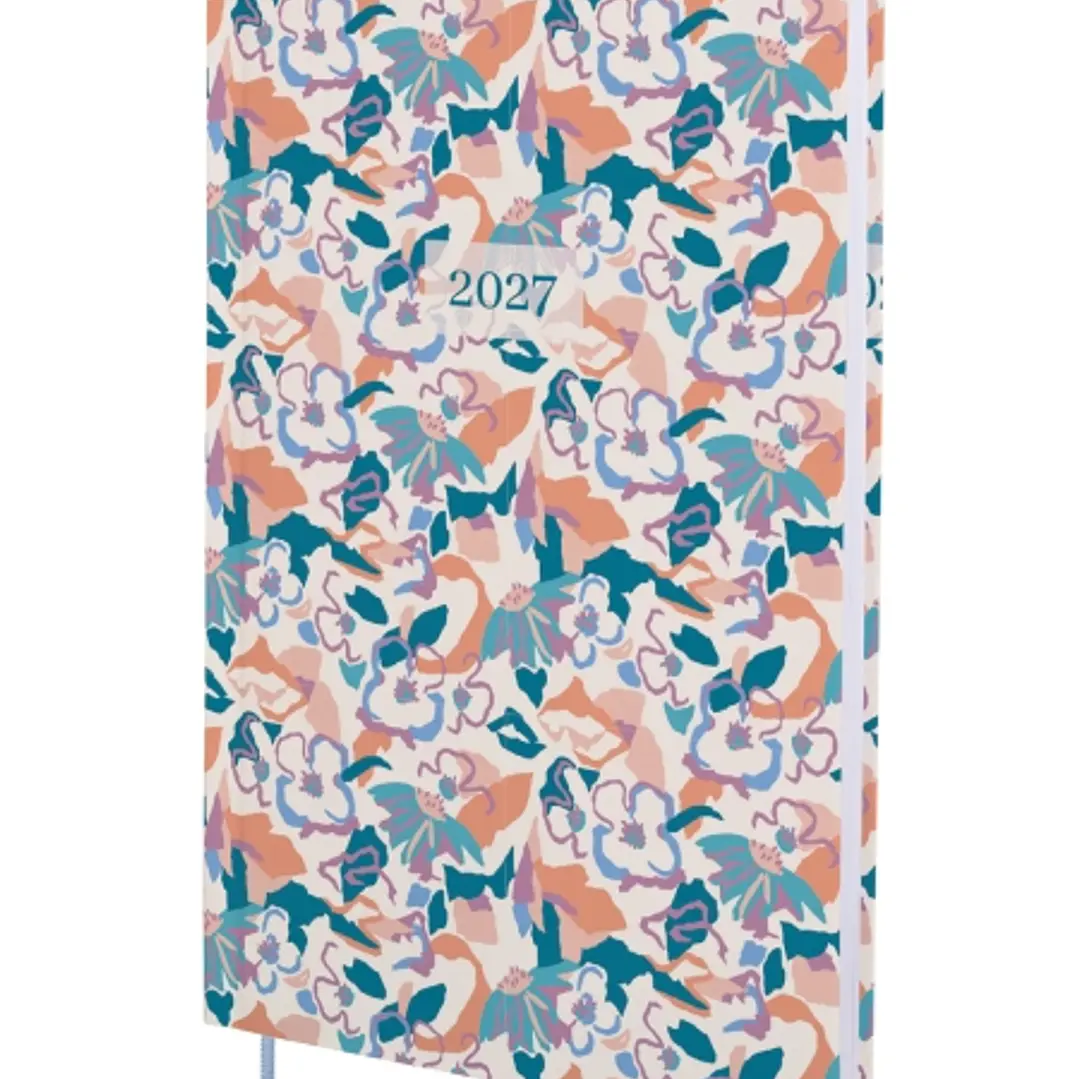 Finocam Dynamic Porto Design Agenda Profesional - Anual 2027 - Semana Vista Vertical - Formato Y10 - 140x204mm - Tapa Dura de Carton Forrado - Esquina 1