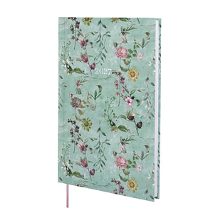 Finocam Dynamic Porto Design Botanic Agenda Profesional - Anual 2027 - Semana Vista Vertical - 140x204mm - Tapa Dura de Carton Forrado - Esquinas Micr