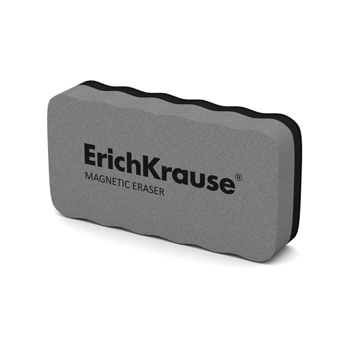 ErichKrause Borrador para Pizarra Blanca - Magnetico - No Raya la Superficie - 107 x 57mm - Color Gris 1