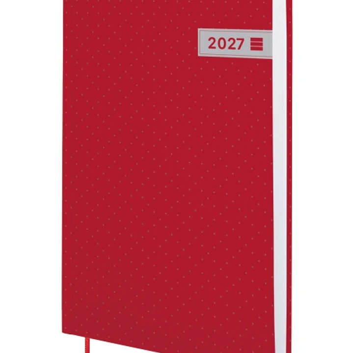 Finocam Dynamic Porto Agenda Profesional - Anual 2027 - 1 Dia por Pagina - Formato Y10 - 140x204mm - Cinta Punto - Tapa Dura de Carton Forrado - Esqui 1