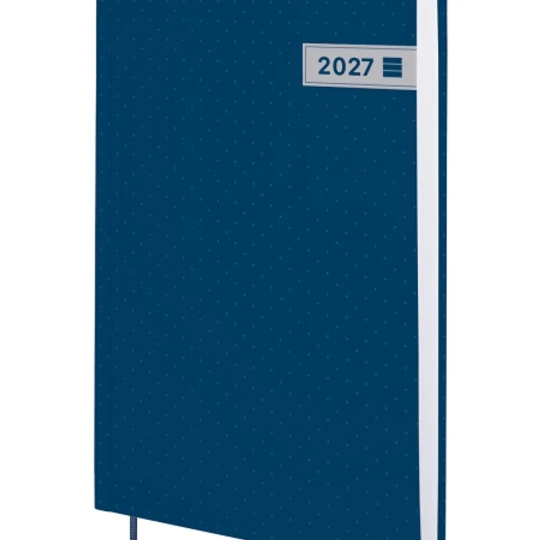 Finocam Dynamic Porto Agenda Profesional - Anual 2027 - 1 Dia por Pagina - Formato Y10 - 140x204mm - Cinta Punto - Tapa Dura de Carton Forrado - Esqui 1