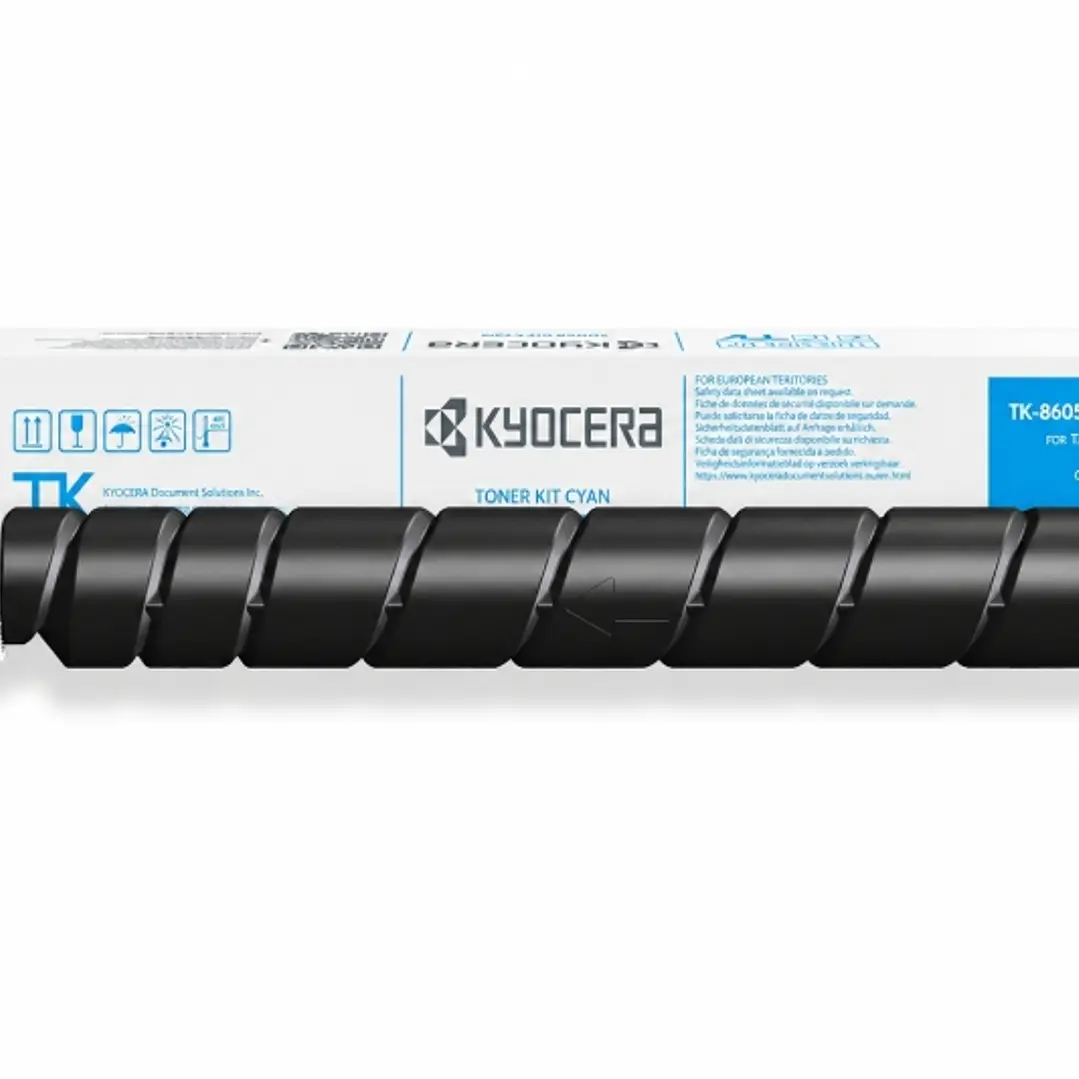 Kyocera TK8605 Cyan Cartucho de Toner Original - 1T0C2MCNL1/TK8605C 1
