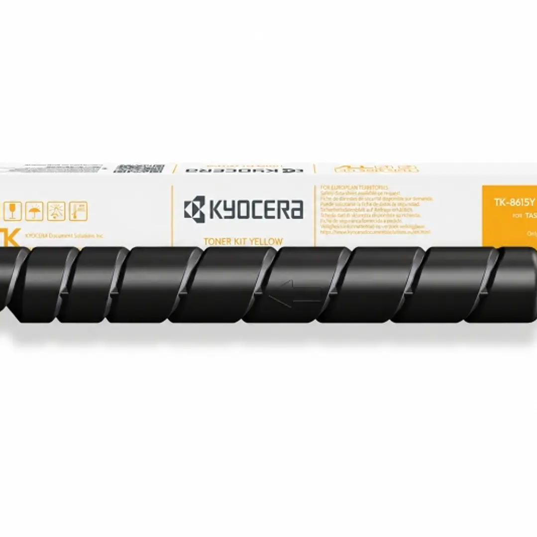 Kyocera TK8615 Amarillo Cartucho de Toner Original - 1T0C2LANL1/TK8615Y 1