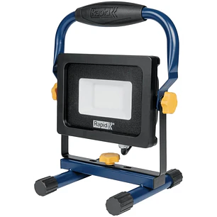 Rapid The Painter Foco LED 2000 Lumenes - Luz Blanca Fria 6000 Kelvin - Cristal Esmerilado - Ideal para Pintar y Empapelar - Cable de 2.5m - Color Azu