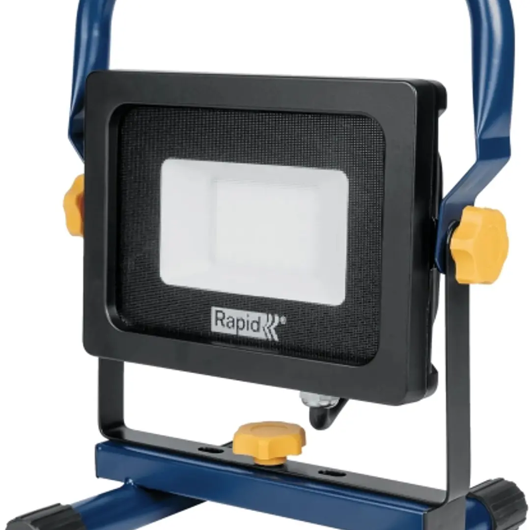 Rapid The Painter Foco LED 2000 Lumenes - Luz Blanca Fria 6000 Kelvin - Cristal Esmerilado - Ideal para Pintar y Empapelar - Cable de 2.5m - Color Azu 1