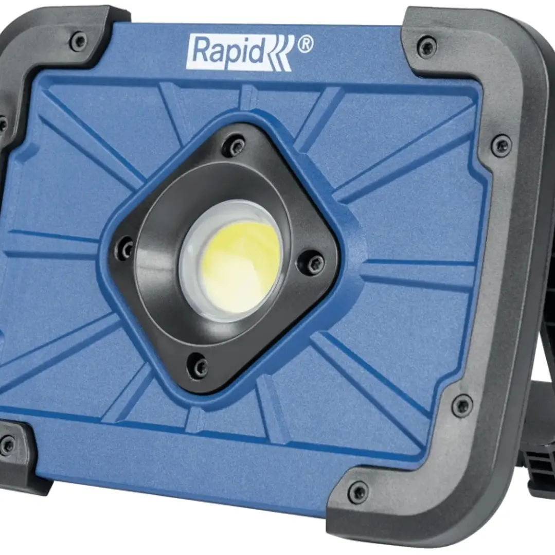 Rapid The Portable Luz de Trabajo LED 1000 Lumenes Recargable - Clasificacion IP65 a Prueba de Polvo y Salpicaduras - Autonomia hasta 3h - Color Azul/ 1
