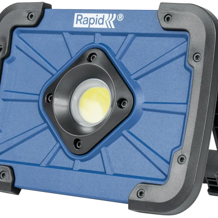 Rapid The Portable Luz de Trabajo LED 1000 Lumenes Recargable - Clasificacion IP65 a Prueba de Polvo y Salpicaduras - Autonomia hasta 3h - Color Azul/ 1