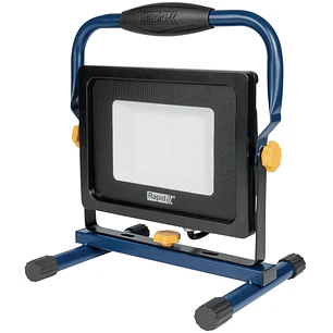 Rapid The Painter+ Foco LED 5000 Lumenes - Luz Blanca Fria 6000 Kelvin - Cristal Esmerilado - Ideal para Pintar y Empapelar - Cable de 2.5m - Color Az