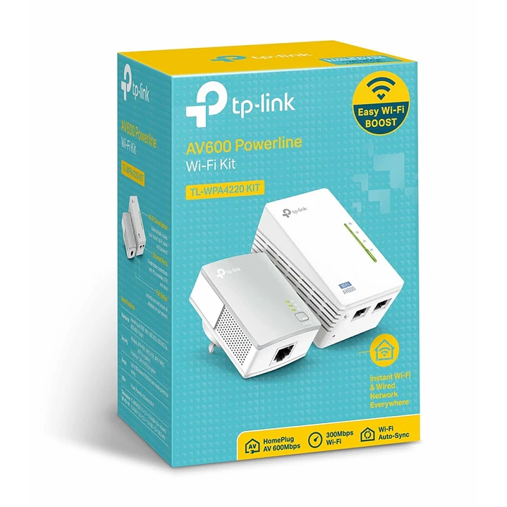 TP-LINK TL-WPA4220 KIT Powerline Extensor AV600 2