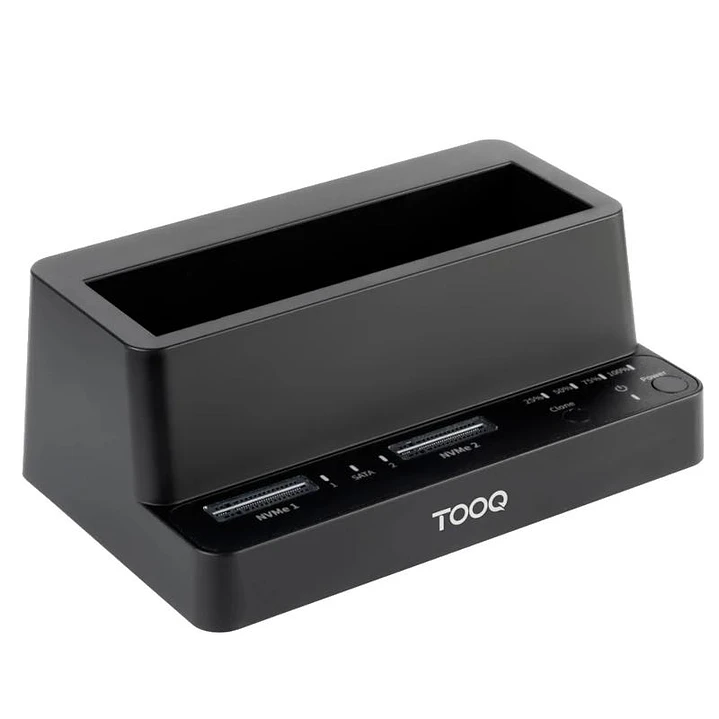 Tooq DockStation 2xSSD M.2NVMe+SATA 2.5/3.5 Clone 1