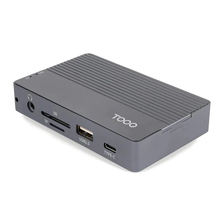 Tooq Caja Externa+HUB M.2 NGFF/NVMe USB3.2 Gen3 1