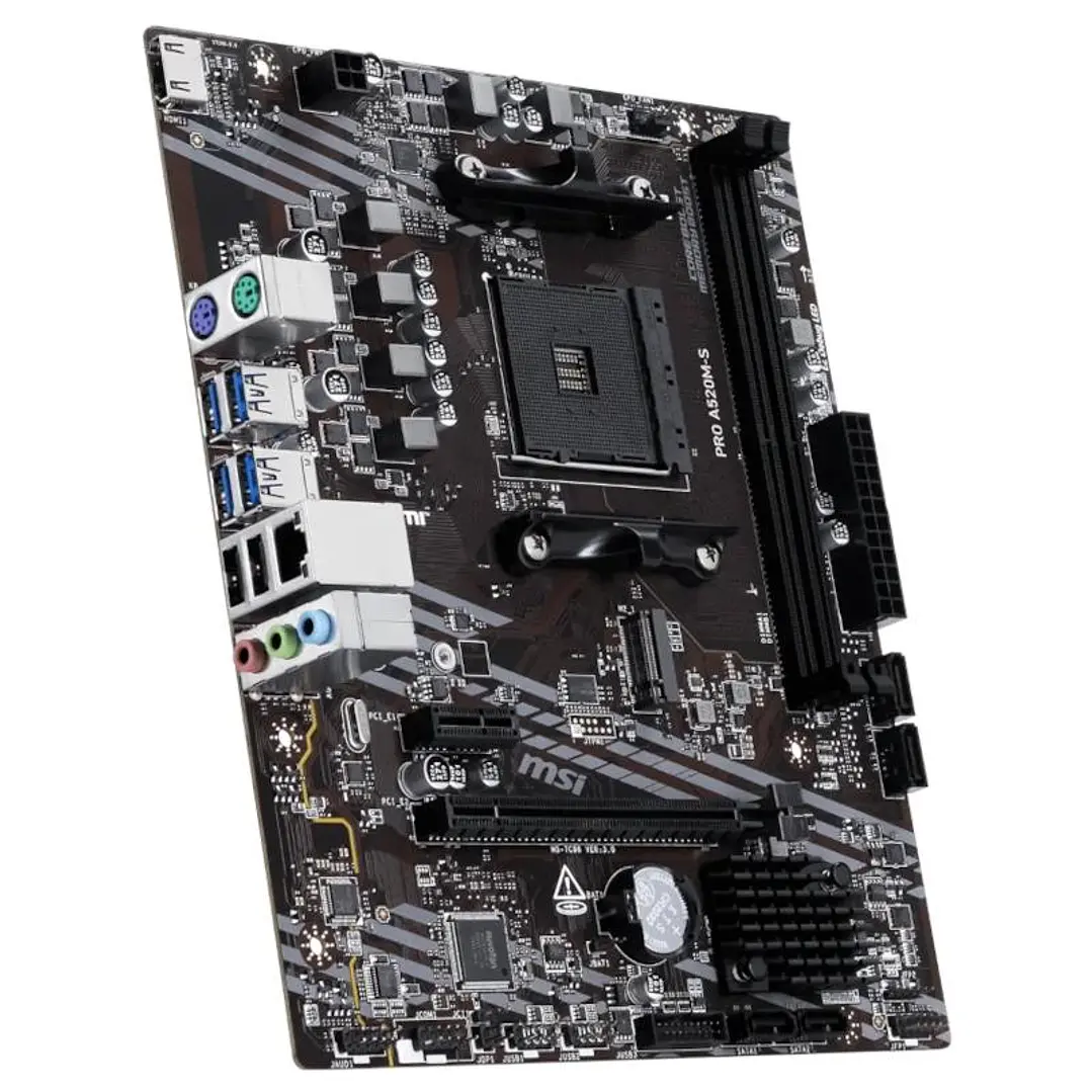 MSI Placa Base PRO A520M-S mATX AM4 3