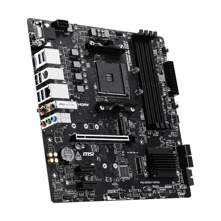 MSI Placa Base PRO B550M-P WIFI6E mATX AM4 3