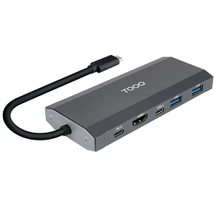 Tooq Caja Externa+HUB M.2 NGFF/NVMe USB3.2 Gen2