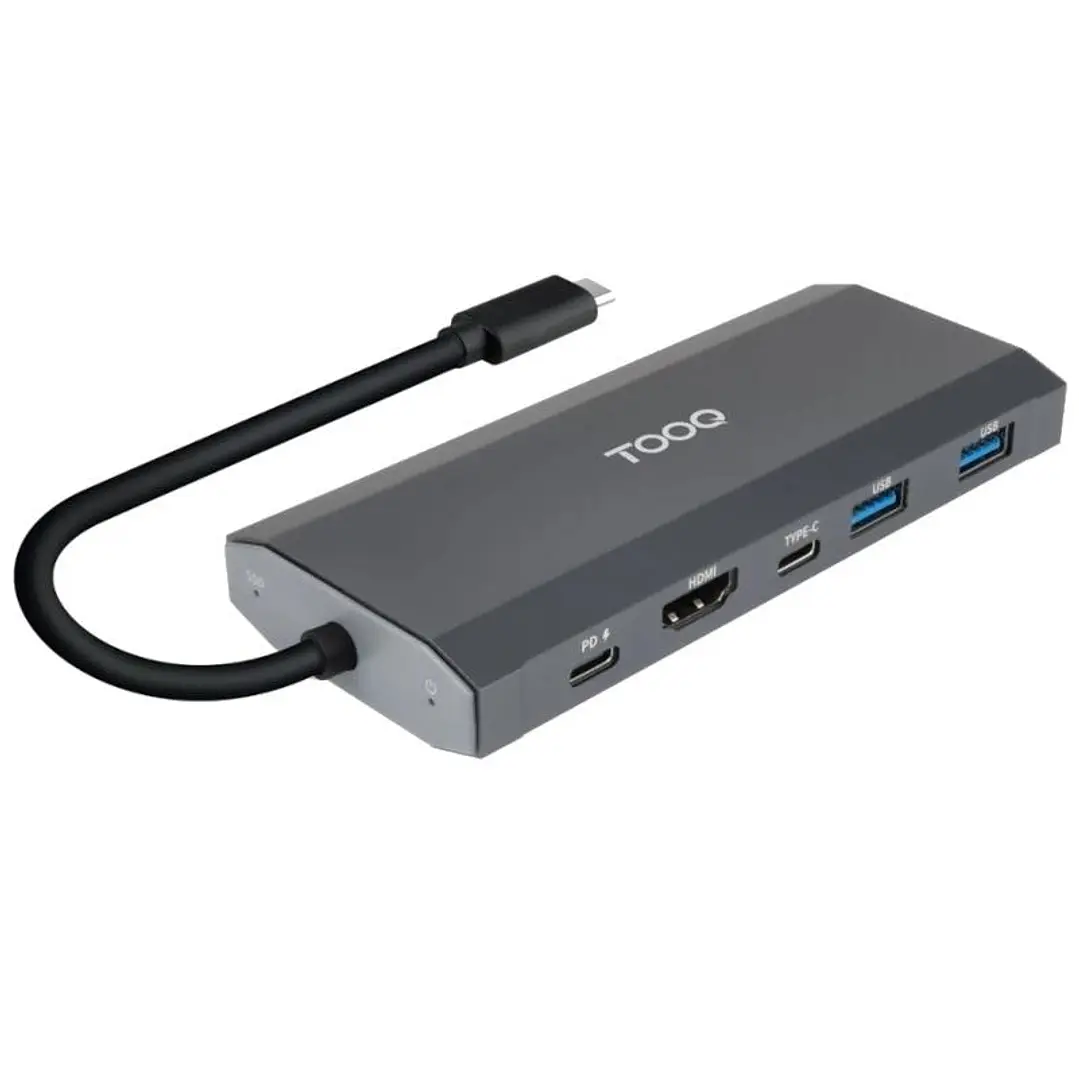 Tooq Caja Externa+HUB M.2 NGFF/NVMe USB3.2 Gen2 1