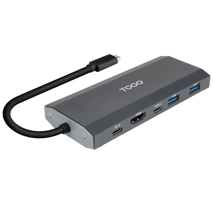 Tooq Caja Externa+HUB M.2 NGFF/NVMe USB3.2 Gen2 1