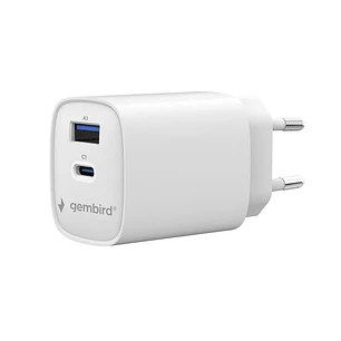 Gembird Cargador rápido USB de 2 puertos y 45 W
