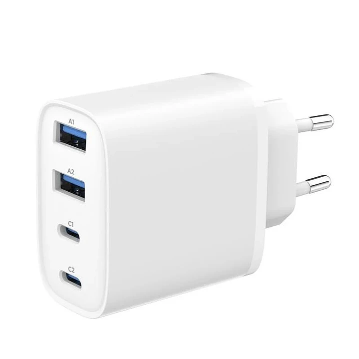 Gembird Cargador rápido USB PD 4 puertos 40 W GaN 1