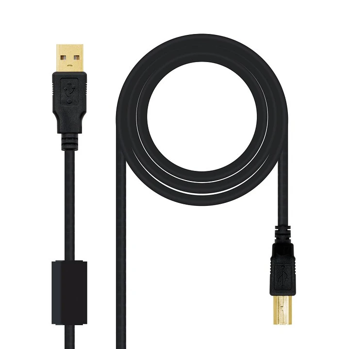 Nanocable Cable USB 2.0 Impresora Ferrita  3.0 M 1
