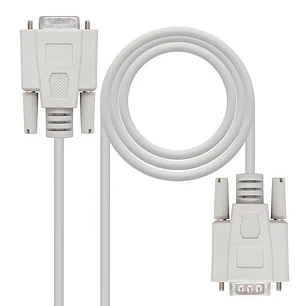 Nanocable Cable Serie Modem DB9/M-DB9/H