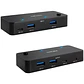 Nanocable Switch 2xUSB3.0+USB-C 5V A 2xUSB-A3.0 - Miniatura 2