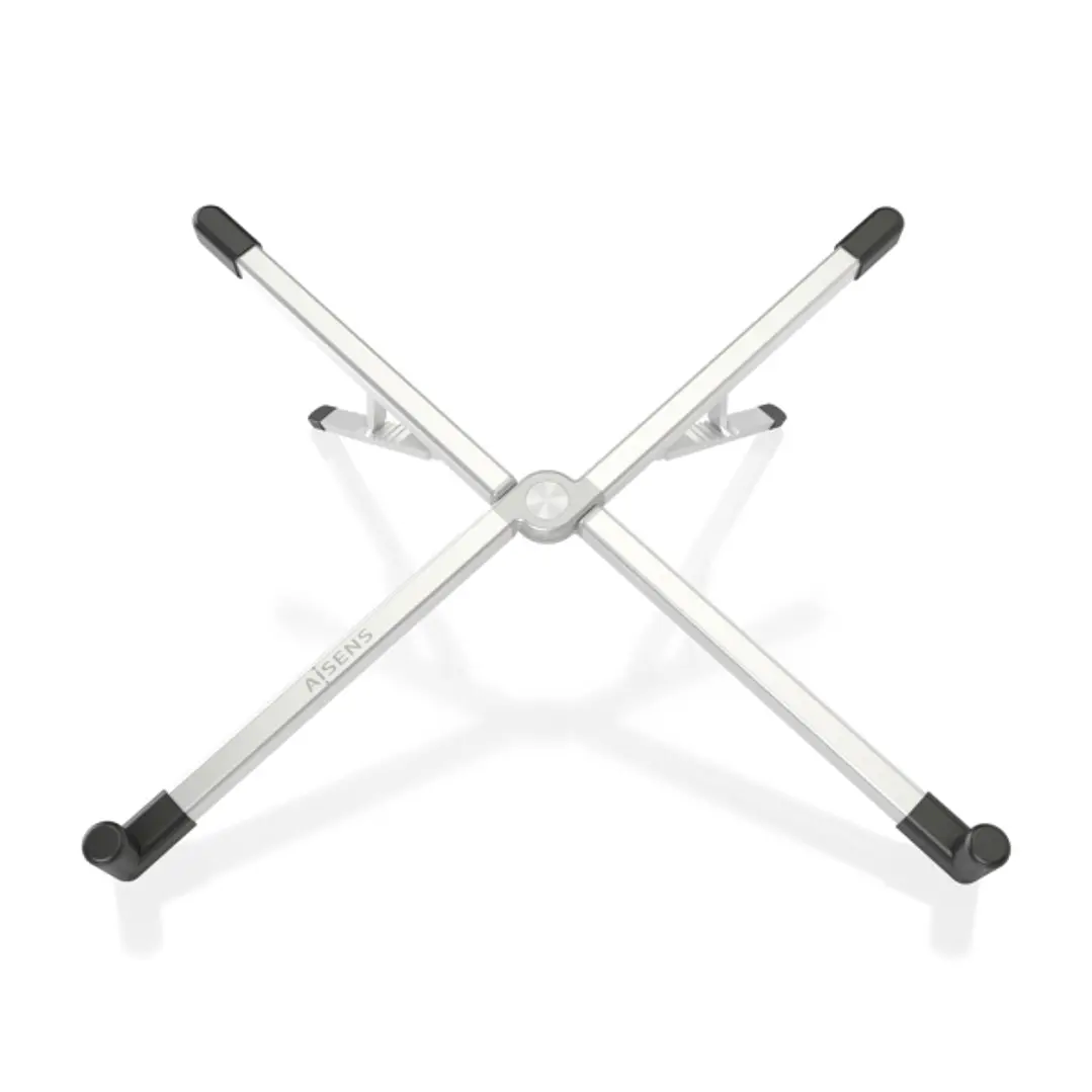 Aisens LPS4M-461 Soporte de Sobremesa Ajustable para Portatil / Tablet - Color Plata 1