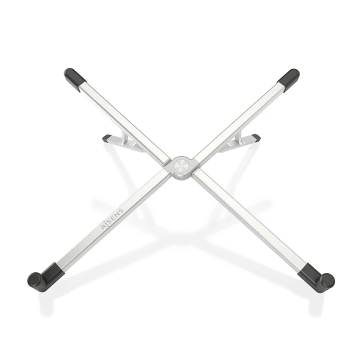 Aisens LPS4M-461 Soporte de Sobremesa Ajustable para Portatil / Tablet - Color Plata 1