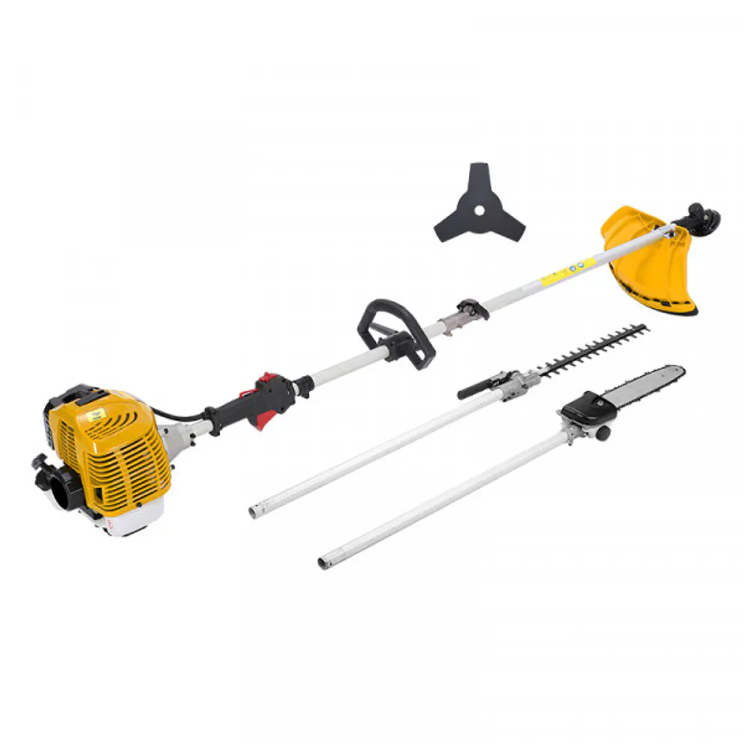 Blim 4 en 1 Desbrozadora Multifuncion - Cilindrada 51.7cc - Potencia 1.6kW - 2 Tiempos - Velocidad 8500rpm - Deposito 1200ml - Cuchilla 3T 254mm - Arn 1