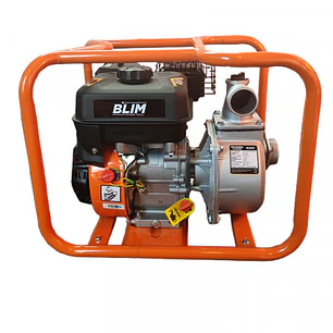 Blim Motobomba a Gasolina - Potencia 7HP - Cilindrada 212cc - Caudal 25.000L/h - Salida 50mm - Elevacion 35m - Autoaspirante - Arranque Manual - 24kg 