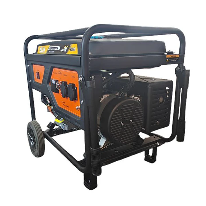 Blim Generador Electrico a Gasolina - Potencia 6kW - 6.5kW Maximo - Cilindrada 420cc - OHV 4 Tiempos - Deposito 25L - 8h de Autonomia - Arranque Manua 1
