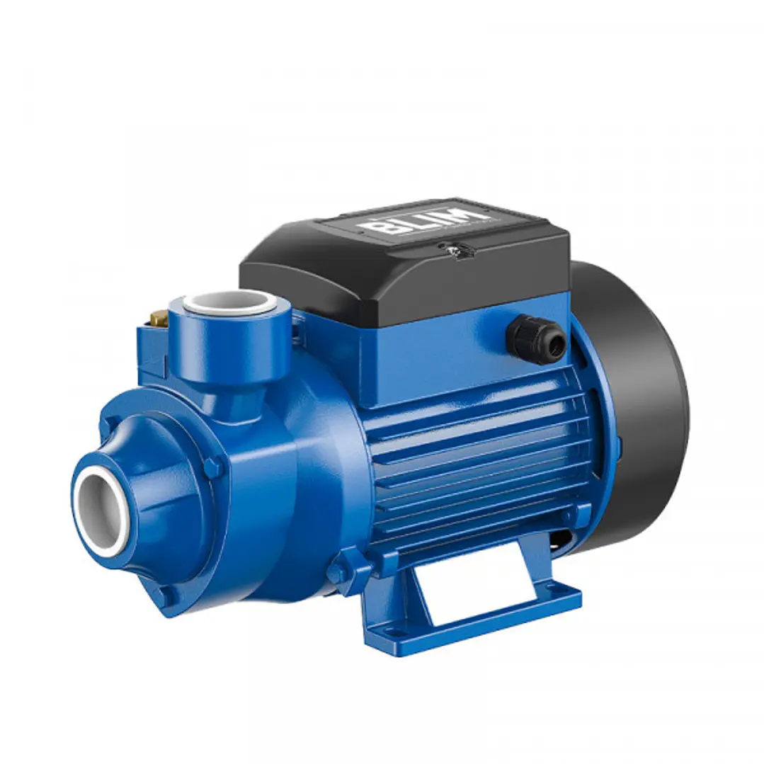 Blim Electrobomba Periferica - Potencia 1HP - Succion 8m - IP44 - Monofasica - Velocidad 2850rpm - Impulsor de Laton - Agua Limpia - Color Azul 1