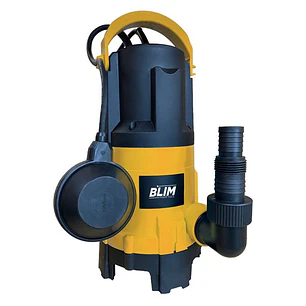Blim 3 en 1 Bomba Sumergible - Potencia 750W - Caudal 14.000L/h - Elevacion 7.5m - Solidos Ajustables 1/5/25mm - IPX8 - Cable 10m - Aguas Limpias y Su