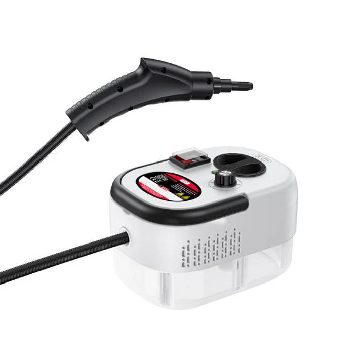 XO CF47 Limpiadora de Vapor - 1500W - Temperatura 110ºC - Deposito 1200ml - Caudal de Vapor 45-60g/min - Calentamiento 30s - 6 Posiciones - Vapor Cont 1