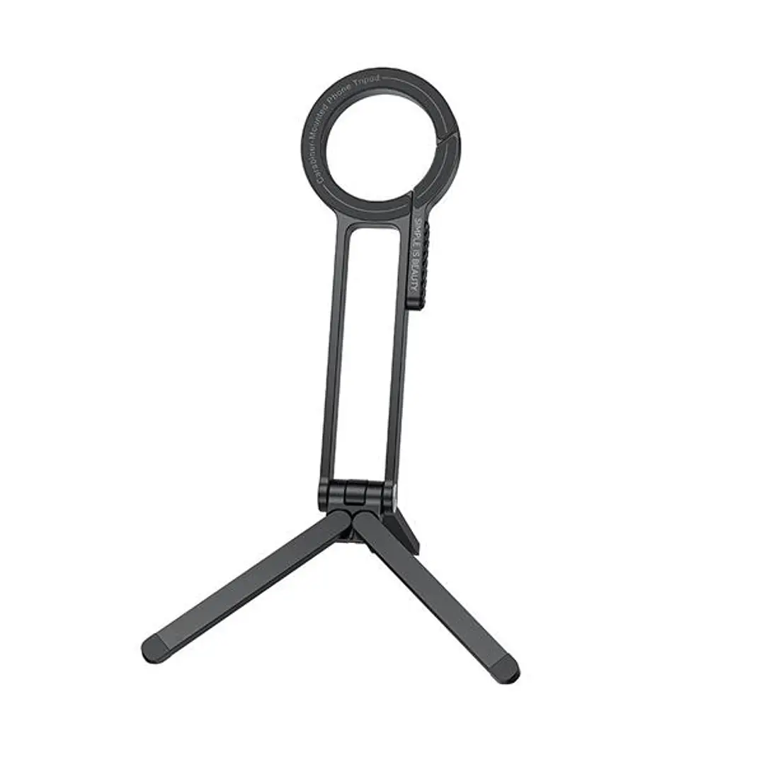 XO C180 Soporte Tripode Magnetico para Smartphone - Giro 360º - Aluminio - Anillo Magnetizante - Kit de Limpieza - Uso en Mano y Sobremesa - Ligero y  1