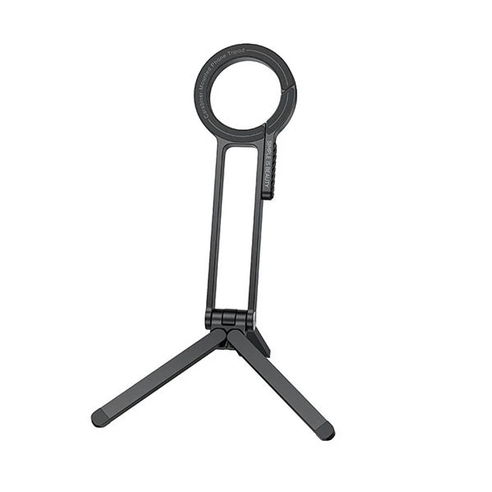 XO C180 Soporte Tripode Magnetico para Smartphone - Giro 360º - Aluminio - Anillo Magnetizante - Kit de Limpieza - Uso en Mano y Sobremesa - Ligero y  1