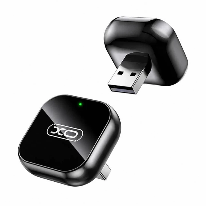 XO CZ026 Conversor CarPlay Inalambrico - USB-A - USB-C - Vinculacion Automatica - Solo iPhone - Conexion Inalambrica - Color Negro 1
