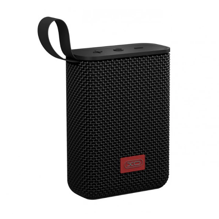 XO F74 Altavoz Portatil - Potencia 5W - Bluetooth 5.3 - Bateria 1200mAh - Tarjeta TF - Plastico y Silicona - 115x85.6x40mm - Color Negro 1