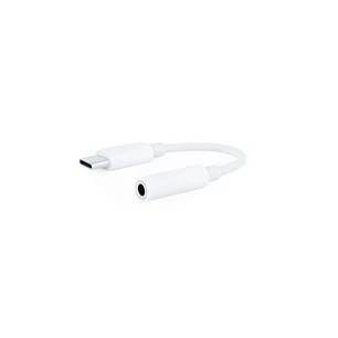 Nanocable Adaptador de Audio - USB-C Macho - Jack 3.5mm Hembra - Longitud 11cm - Color Blanco